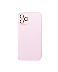 Чохол AG Glass Matte Case for iPhone 12 Pro Max with MagSafe Pink