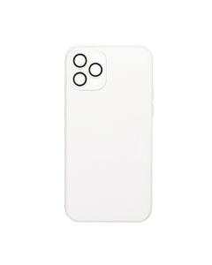 Чохол AG Glass Matte Case for iPhone 12 Pro Max with MagSafe White