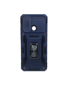 Чохол Armor Camshield Case для Xiaomi Redmi 10с/Poco C40 with Ring Dark Blue