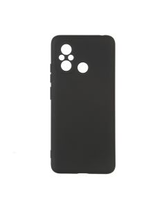 Чехол Original Soft Touch Case for Xiaomi Redmi 12c Black with Camera Lens