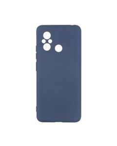 Чехол Original Soft Touch Case for Xiaomi Redmi 12c Dark Blue with Camera Lens