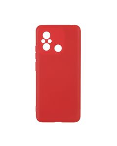 Чехол Original Soft Touch Case for Xiaomi Redmi 12c Red with Camera Lens