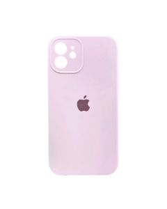 Чехол Soft Touch для Apple iPhone 12 Lilac with Camera Lens Protection Square