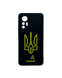 Чехол Wave We are Ukraine Case Xiaomi 12 Lite Black U&A with Camera Lens