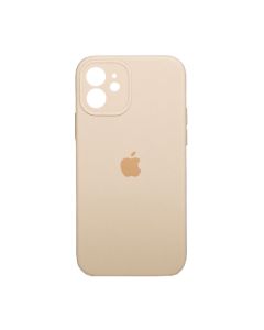 Чехол Soft Touch для Apple iPhone 12 Pink Sand with Camera Lens Protection Square