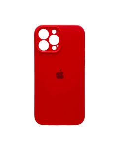 Чехол Soft Touch для Apple iPhone 12 Pro Red with Camera Lens Protection Square