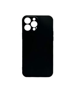 Original Silicon Case iPhone 12 Pro Black with Camera Lens