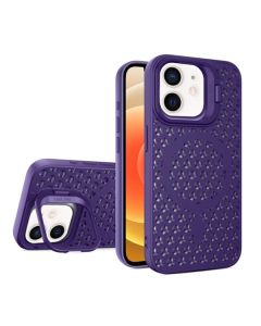 Чохол Silicon Colors Case iPhone 12/12 Pro with MagSafe Purple