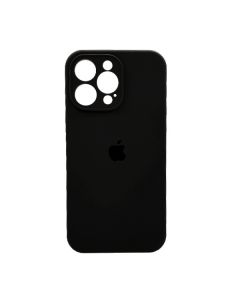 Чехол Soft Touch для Apple iPhone 12 Pro Black with Camera Lens Protection Square