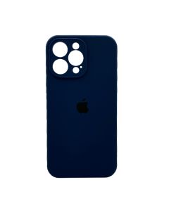 Чохол Soft Touch для Apple iPhone 12 Pro Deep Navy with Camera Lens Protection Square