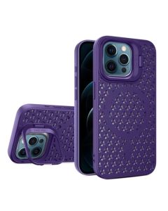 Чохол Silicon Colors Case iPhone 12 Pro Max with MagSafe Purple