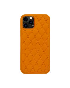 Чохол Leather Lux для iPhone 12  Pro  Max Orange