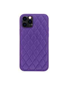 Чохол Leather Lux для iPhone 12  Pro  Max Purple