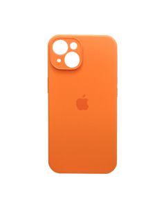 Чехол Soft Touch для Apple iPhone 13/14 Kumquat with Camera Lens Protection Square