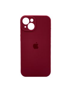 Чохол Soft Touch для Apple iPhone 13/14 Plum with Camera Lens Protection Square