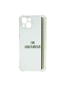 Чохол Wave We are Ukraine Case iPhone 14 Plus Clear I`m Ukrainian with Camera Lens