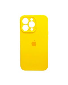 Чохол Soft Touch для Apple iPhone 15 Pro Yellow with Camera Lens Protection