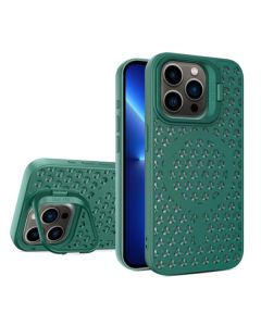 Чохол Silicon Colors Case iPhone 13 Pro with MagSafe Dark Green