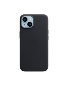 Чохол Apple iPhone 14 Leather Case with MagSafe Midnight (MPP43)