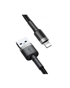 Кабель Baseus Cafule Special Edition Cable USB Lightning 1.5A 2m Grey/Black (CALKLF-HG1)