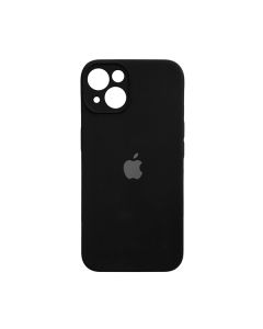 Чехол Soft Touch для Apple iPhone 13/14 Black with Camera Lens Protection Square