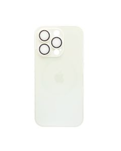 Чохол Aurora Glass Case for iPhone 14 Pro with MagSafe Silver
