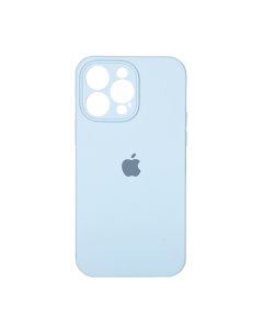Чехол Soft Touch для Apple iPhone 14 Pro Max Lilac Blue with Camera Lens Protection Square