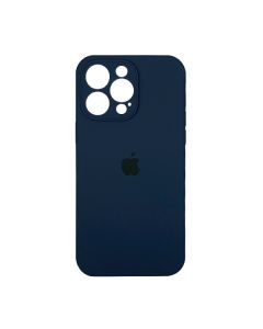 Чехол Soft Touch для Apple iPhone 12 Pro Midnight Blue with Camera Lens Protection Square