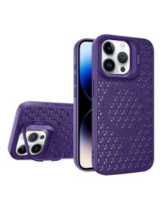 Чохол Silicon Colors Case iPhone 14 Pro Max with MagSafe Purple