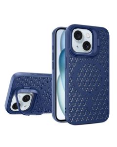 Чохол Silicon Colors Case iPhone 15 with MagSafe Dark Blue
