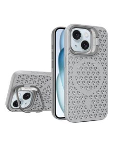 Чохол Silicon Colors Case iPhone 15 with MagSafe Grey