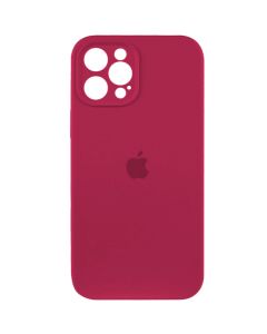 Чохол для смартфона Silicone Full Case AA Camera Protect for Apple iPhone 12 Pro Max 35,Maroon