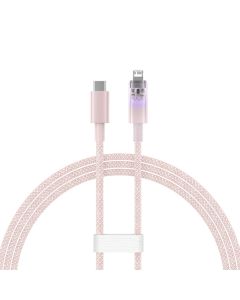 Кабель Baseus Explorer Series Fast Charging Cable with Smart Temperature Control Type-C to iP 20W 1m Pink