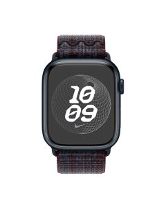 Ремінець для Apple Watch 45mm Black/Blue Nike Sport Loop (MUJX3ZM/A)