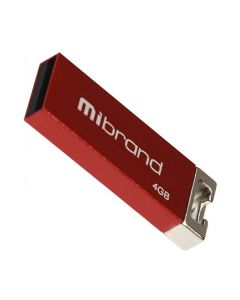 Флешка Mibrand 4GB Сhameleon USB 2.0 Red (MI2.0/CH4U6R)