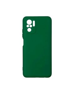 Чехол Original Soft Touch Case for Xiaomi Poco M5S Dark Green with Camera Lens