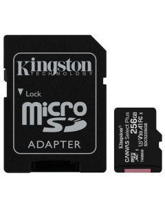 Карта пам'яті Kingston 256 GB microSDXC Class 10 UHS-I U3 Canvas Select Plus + SD Adapter SDCS2/256GB