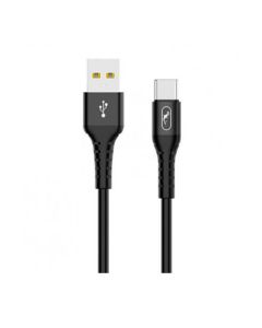 Кабель SkyDolphin S05L TPE Frost Line USB to Lightning 1m Black (USB-000549)