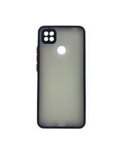 Чехол накладка Goospery Case для Xiaomi Redmi 9с/10a Black/Red with Camera Lens