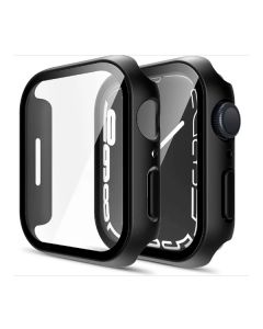 Захисне скло iLera All-in-one for Apple Watch Series 7 41 mm Black (ILAWAIO02) (тех.пак)