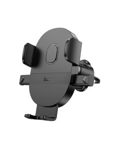 Автодержатель для телефона Hoco H18 Mighty One-Button (Air outlet) Black