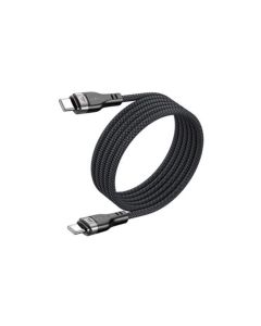 Кабель ACEFAST C11-03 Type-C to Type-C 3A, 60W, 1.2m, nylon + PVC, zinc connectors, Black