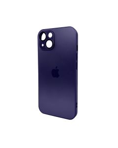 Чохол для смартфона AG Glass Matt Frame Color Logo for Apple iPhone 14 Deep Purple