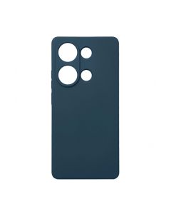 Чехол Original Soft Touch Case for Xiaomi Redmi Note13 Pro 4G/Poco M6 Pro 4G Dark Blue with Camera Lens