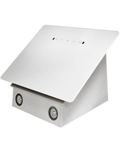 Витяжка GVN 220 W похила, біле скло (GRUNHELM)