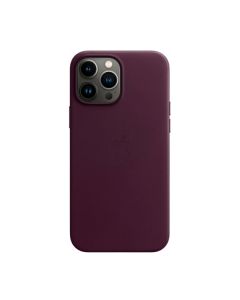 Чехол Apple iPhone 13 Pro Max Leather Case with MagSafe Dark Cherry (MM1M3)