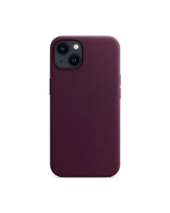 Чохол Apple iPhone 13/14 Leather Case with MagSafe Dark Cherry (MM143ZM/A)