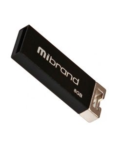Флешка Mibrand 8GB Chameleon Black (MI2.0/CH8U6B)