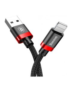 Кабель Baseus Cafule Cable USB Lightning 1.5A 2m Black/Red (CALKLF-C19)