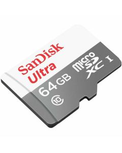 microSDXC (UHS-1) SanDisk Ultra 64Gb class 10 A1 (100Mb/s)